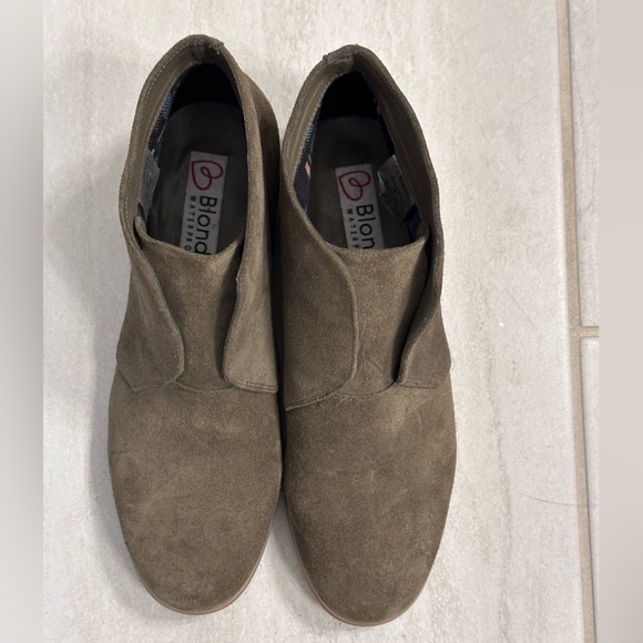 Blondo Suede waterproof ankle boots Like New Size 7 Brown - Picture 5 of 5